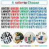 Hopeful Life Feng 10 Sheets Letter & Number Stickers, Alphabet & Mailbox Numbers - 1 inch Vinyl Self-Adhesive, Cup Labels & Party Decoration(Red, 1 inch) view 4