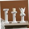 Cabilock 3pcs Mini Roman Column Candle Holders Set High-Temperature Resistant Resin Candle Holders for Home Photography Background and Table Centerpieces view 4