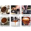 Coffee Bottomless Portafilter, 51mm 54mm 3 Ears Coffee Bottomless Naked Portafilter Removable Stainless Steel Coffee Replacement Parts with Filter Basket, Walnut Handle (51mm) view 4