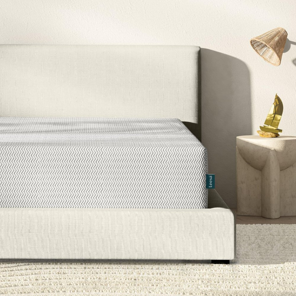 Leesa Twin XL Size Youth Foam Mattress, Medium Firm Firmness, Soothing Foam and Responsive Memory Foam, 10", CertiPUR-US Certified Foam, 120-Night Trial