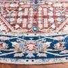 SAFAVIEH Washable Rug Arizona Collection - 2'3" x 4', Red & Navy, Slip Resistant & Easy to Clean, Ideal for Entryway, Front Door, Foyer, Mudroom, Kitchen (ARZ109Q) view 2