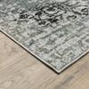 HomeRoots 508889 6 x 9 ft. Abstract Power Loom Machine Made Stain Resistant Rectangle Area Rug Multi Color view 4