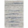 HomeRoots 510417 8 x 11 ft. Abstract Power Loom Machine Made Stain Resistant Rectangle Area Rug Multi Color view 1