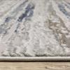 HomeRoots 510417 8 x 11 ft. Abstract Power Loom Machine Made Stain Resistant Rectangle Area Rug Multi Color view 3