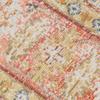 HomeRoots 531998 5 x 7 ft. Floral Power Loom Rectangle Area Rug Blue & Orange view 1