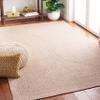 SAFAVIEH Washable Rug Outdoor Braided Collection - 5' Square, Natural, Handmade & Reversible, Non-Shedding & Easy to Clean, Ideal for Patio, Backyard, Mudroom (BRA201B) view 1