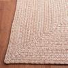 SAFAVIEH Washable Rug Outdoor Braided Collection - 5' Square, Natural, Handmade & Reversible, Non-Shedding & Easy to Clean, Ideal for Patio, Backyard, Mudroom (BRA201B) view 2