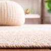 SAFAVIEH Washable Rug Outdoor Braided Collection - 5' Square, Natural, Handmade & Reversible, Non-Shedding & Easy to Clean, Ideal for Patio, Backyard, Mudroom (BRA201B) view 3