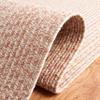 SAFAVIEH Washable Rug Outdoor Braided Collection - 5' Square, Natural, Handmade & Reversible, Non-Shedding & Easy to Clean, Ideal for Patio, Backyard, Mudroom (BRA201B) view 4