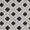 HomeRoots 479424 3 x 4 ft. Black & White Gingham Non Skid Indoor & Outdoor Rectangle Area Rug view 4