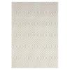 HomeRoots 534045 5 x 7 ft. Beige Trellis Machine Woven Rectangle Area Rug view 1