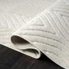 HomeRoots 534045 5 x 7 ft. Beige Trellis Machine Woven Rectangle Area Rug view 4