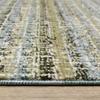 HomeRoots 510167 5 x 7 ft. Blue Green Teal & Gray Abstract Power Loom Stain Resistant Rectangle Area Rug view 4