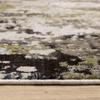 HomeRoots 508601 6 x 9 ft. Gray Green Gold Blue & Beige Abstract Power Loom Stain Resistant Rectangle Area Rug view 3