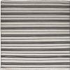 HomeRoots 511659 8 x 11 ft. Black & White Striped Dhurrie Hand Woven Stain Resistant Rectangle Area Rug view 1