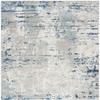 HomeRoots 521914 6 x 9 ft. Abstract Power Loom Rectangle Area Rug Ivory view 1