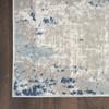 HomeRoots 521914 6 x 9 ft. Abstract Power Loom Rectangle Area Rug Ivory view 4
