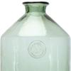 HomeRoots 516264 9 in. Green Crystal Glass Round Table Vase view 3
