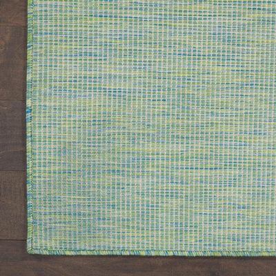 HomeRoots 522288 12 ft. Blue Power Loom Runner Area Rug