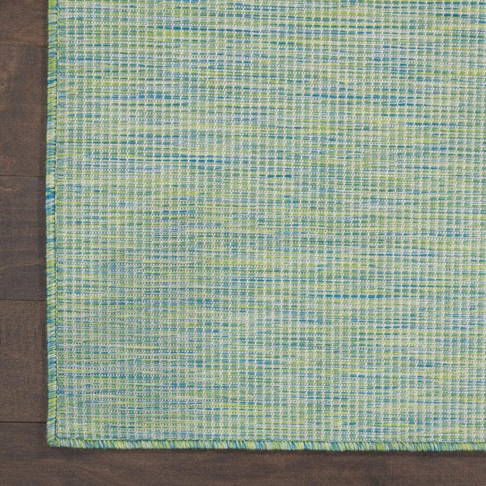 HomeRoots 522288 12 ft. Blue Power Loom Runner Area Rug