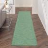 HomeRoots 522288 12 ft. Blue Power Loom Runner Area Rug view 2