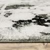 HomeRoots 510563 8 x 10 ft. Charcoal & White Abstract Power Loom Stain Resistant Rectangle Area Rug view 4