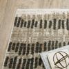 HomeRoots 510283 8 x 11 ft. Abstract Power Loom Stain Resistant Area Rug with Fringe Multi Color view 4