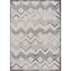HomeRoots 517482 5 x 7 ft. Blue & Ivory Chevron Indoor & Outdoor Rectangle Area Rug view 1
