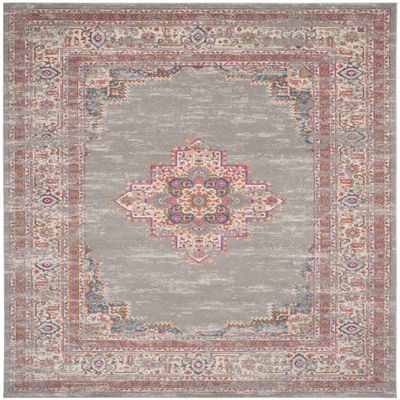 HomeRoots 527722 10 x 14 ft. Blue Moroccan Power Loom Distressed Rectangle Area Rug