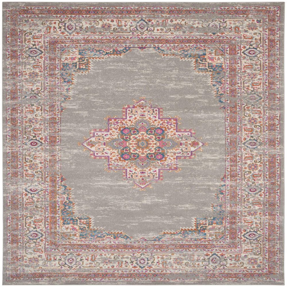 HomeRoots 527722 10 x 14 ft. Blue Moroccan Power Loom Distressed Rectangle Area Rug