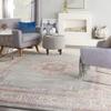 HomeRoots 527722 10 x 14 ft. Blue Moroccan Power Loom Distressed Rectangle Area Rug view 2