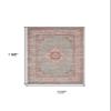 HomeRoots 527722 10 x 14 ft. Blue Moroccan Power Loom Distressed Rectangle Area Rug view 3