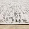 HomeRoots 509544 6 x 9 ft. Ivory Gray Charcoal Brown & Beige Abstract Power Loom Stain Resistant Rectangle Area Rug view 4