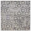 HomeRoots 511484 5 x 8 ft. Gray Taupe & Silver Abstract Stain Resistant Rectangle Area Rug view 1