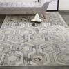HomeRoots 511484 5 x 8 ft. Gray Taupe & Silver Abstract Stain Resistant Rectangle Area Rug view 2