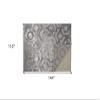 HomeRoots 511484 5 x 8 ft. Gray Taupe & Silver Abstract Stain Resistant Rectangle Area Rug view 3