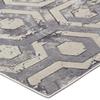 HomeRoots 511484 5 x 8 ft. Gray Taupe & Silver Abstract Stain Resistant Rectangle Area Rug view 4