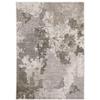 HomeRoots 509603 5 x 8 ft. Gray Ivory Beige Tan Brown & Black Abstract Power Loom Stain Resistant Rectangle Area Rug view 1
