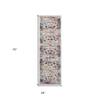 HomeRoots 531896 8 x 10 ft. Orange Floral Power Loom Rectangle Area Rug view 3
