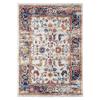 HomeRoots 531896 8 x 10 ft. Orange Floral Power Loom Rectangle Area Rug view 4