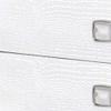 HomeRoots 491582 19 in. White Two Drawer Nightstand view 4