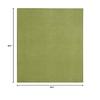 HomeRoots 479492 5 x 7 ft. Green Non Skid Indoor & Outdoor Rectangle Area Rug view 2
