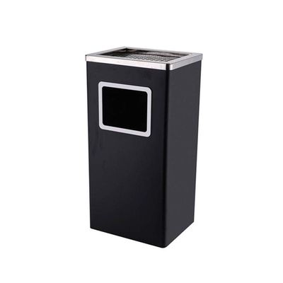 Ashtray Trash Can Stainless Steel Ashtray Trash Can Outdoor Indoor Elevator Corridor Ashtray Trash Can Vertical Barrel Black/gold/silver/blue/green Standing Ashtray Outdoor for Patio ( Color : D )