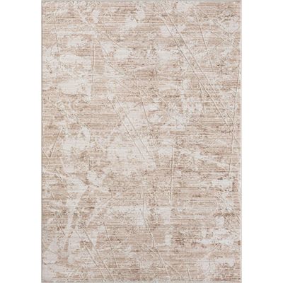 HomeRoots 515888 4 x 6 ft. Beige Abstract Rectangle Area Rug