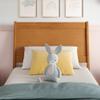 AFI Casanova Twin Sized Solid Hardwood Panel Headboard in Light Toffee view 2