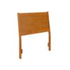 AFI Casanova Twin Sized Solid Hardwood Panel Headboard in Light Toffee view 4