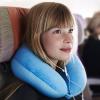 Travel Pillow for Kids Memory Foam Neck Pillow for Traveling Airplane Neck Pillow with Attachable Snap Strap Outdoor Pillows for Planes,self-Driving Cars & Office Chair Plane Travel Essentials view 3