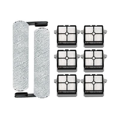 ZeAda Cleaning Supplies Vacuum Cleaner Accessories Spare Parts Replacement Kit,Soft Roller Brush Hepa Filter,Compatible for Tineco Floor One S7 / S7 Pro (Color : Set K)