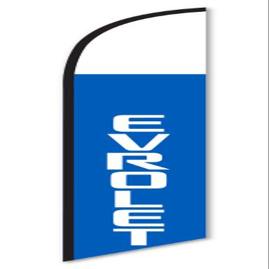 12ft Swooper Compatible with Chevrolet Outdoor Dealership Flag, Pack 2