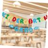 Alipis 1 Set Graduation Flag Party Wall Decor Wall Ornament Graduation Backdrop Graduation Banner Graduation Party Banner Photography Backdrop Graduation Party Decoration Hanging Ornament, 13.5X11CM view 3